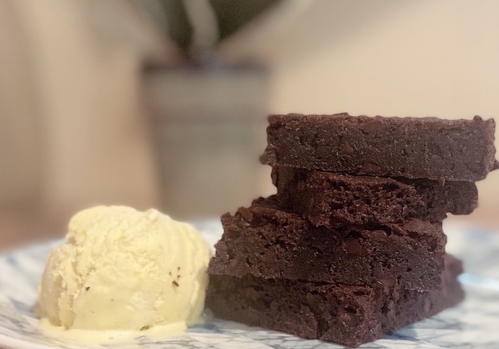 Fudge brownie recept