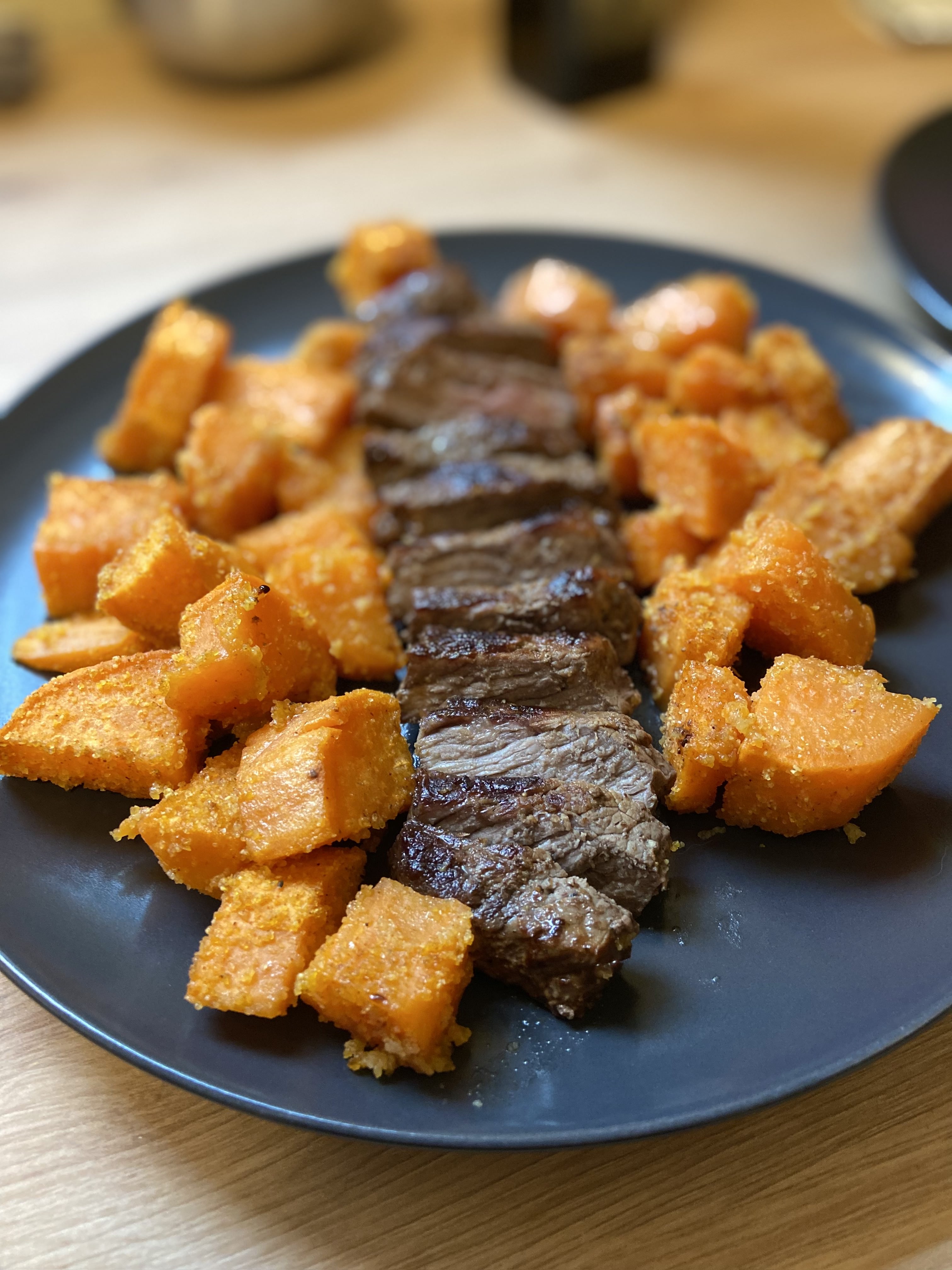 Recept za ramstek i batat